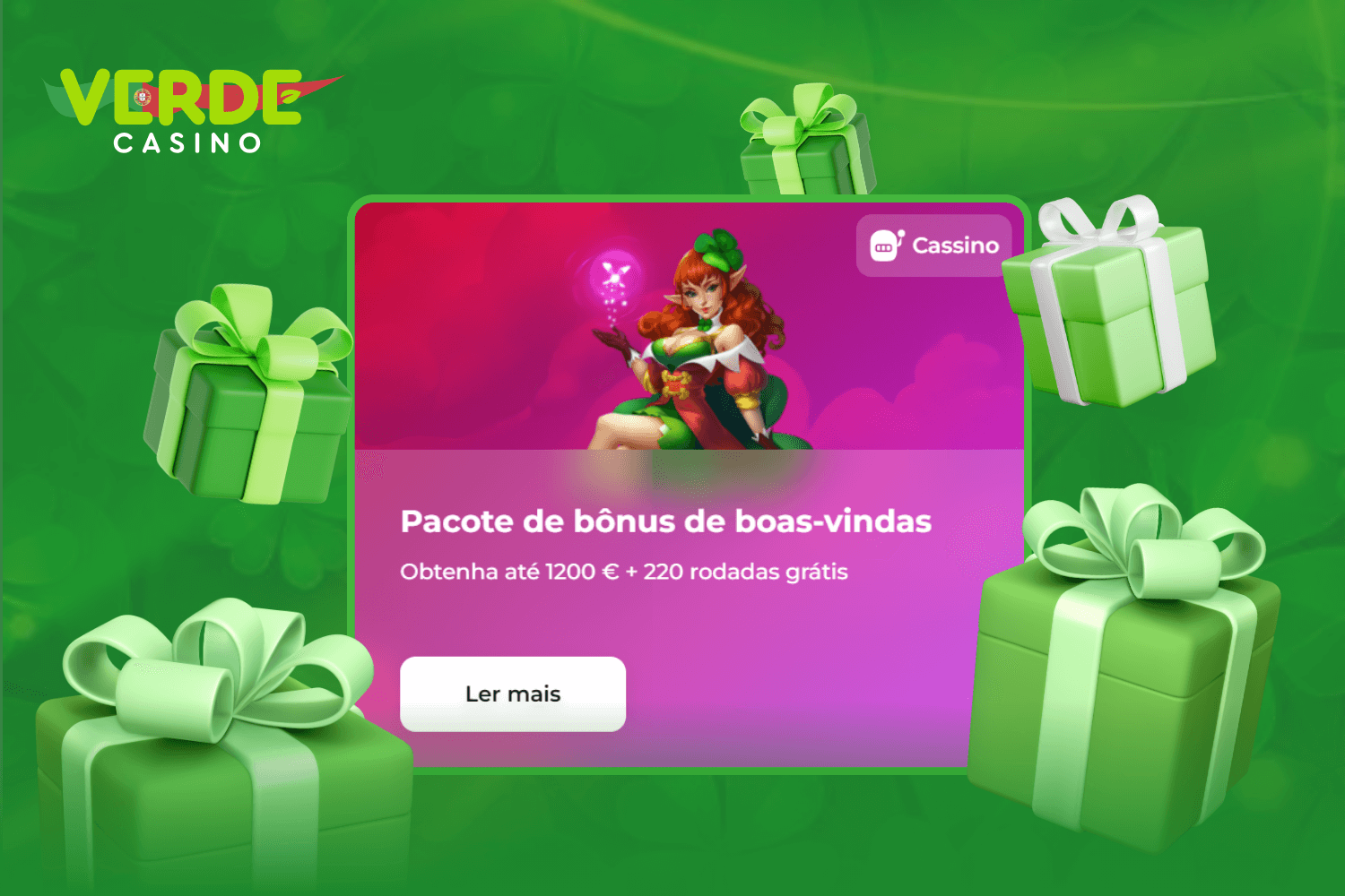 Ofertas de Bónus de Casino Verde para novos utilizadores em Portugal